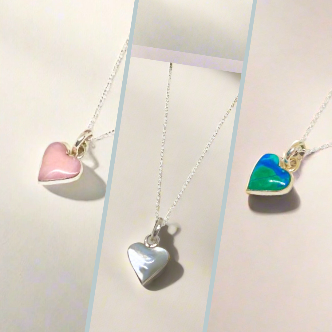 Heart silver 950 necklace