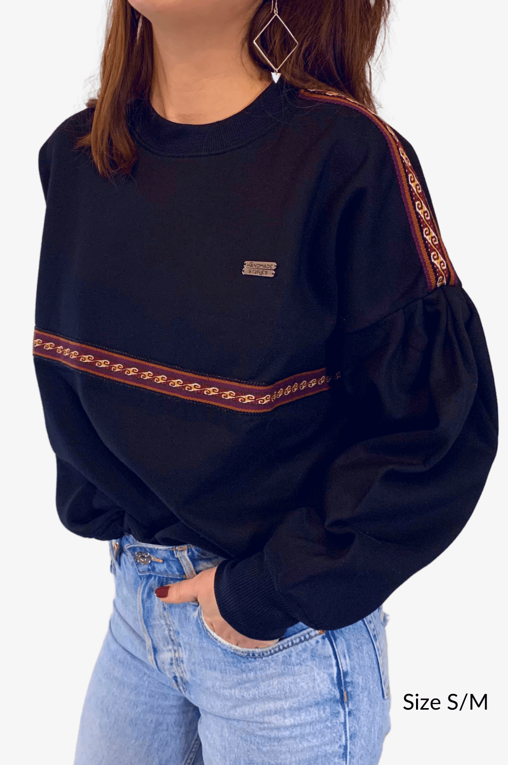 Graphic raw hotsell cut hem sweatshirt